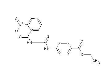 ethyl 4-({[(2-nitrobenzoyl)amino]carbonothioyl}amino)benzoate