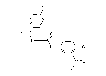 4-chloro-N-{[(4-chloro-3-nitrophenyl)amino]carbonothioyl}benzamide