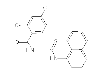 2,4-dichloro-N-[(1-naphthylamino)carbonothioyl]benzamide