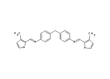 4,4'-methylenebis{N-[(3-methyl-2-thienyl)methylene]aniline}
