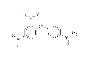 4-[(2,4-dinitrophenyl)amino]benzamide