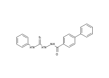 2-(4-biphenylylcarbonyl)-N-phenylhydrazinecarbothioamide