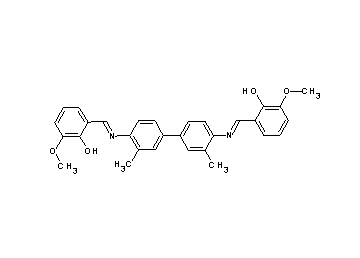 2,2'-[(3,3'-dimethyl-4,4'-biphenyldiyl)bis(nitrilomethylylidene)]bis(6-methoxyphenol)