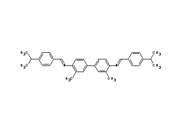 N,N'-bis(4-isopropylbenzylidene)-3,3'-dimethyl-4,4'-biphenyldiamine