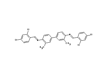 N,N'-bis(2,4-dichlorobenzylidene)-3,3'-dimethyl-4,4'-biphenyldiamine