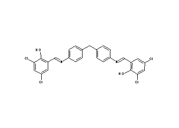 2,2'-[methylenebis(4,1-phenylenenitrilomethylylidene)]bis(4,6-dichlorophenol)