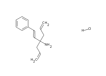[1-allyl-1-(2-phenylvinyl)-3-buten-1-yl]amine hydrochloride
