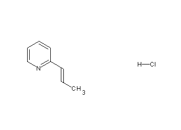 2-(1-propen-1-yl)pyridine hydrochloride