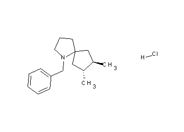 1-benzyl-7,8-dimethyl-1-azaspiro[4.4]nonane hydrochloride