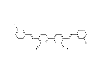 N,N'-bis(3-chlorobenzylidene)-3,3'-dimethyl-4,4'-biphenyldiamine