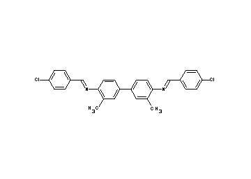 N,N'-bis(4-chlorobenzylidene)-3,3'-dimethyl-4,4'-biphenyldiamine