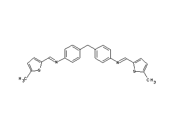 4,4'-methylenebis{N-[(5-methyl-2-thienyl)methylene]aniline}
