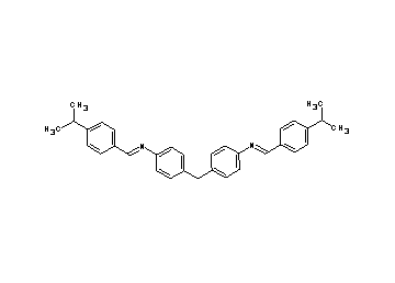 (4-isopropylbenzylidene)(4-{4-[(4-isopropylbenzylidene)amino]benzyl}phenyl)amine