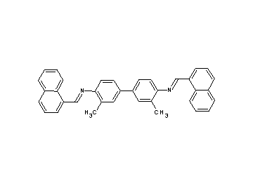 3,3'-dimethyl-N,N'-bis(1-naphthylmethylene)-4,4'-biphenyldiamine