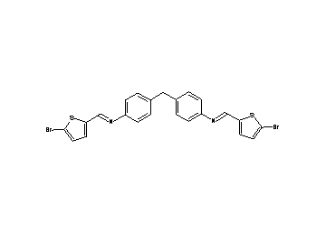 4,4'-methylenebis{N-[(5-bromo-2-thienyl)methylene]aniline}