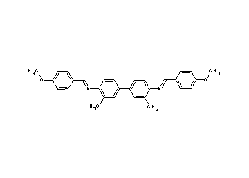 N,N'-bis(4-methoxybenzylidene)-3,3'-dimethyl-4,4'-biphenyldiamine