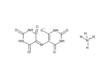 ammonium 2,6-dioxo-5-[(2,4,6-trioxotetrahydro-5(2H)-pyrimidinylidene)amino]-1,2,3,6-tetrahydro-4-pyrimidinolate