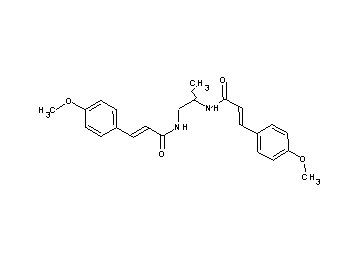 N,N'-1,2-propanediylbis[3-(4-methoxyphenyl)acrylamide]