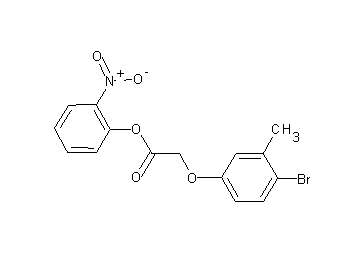 2-nitrophenyl (4-bromo-3-methylphenoxy)acetate