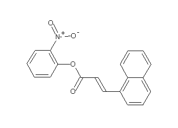 2-nitrophenyl 3-(1-naphthyl)acrylate