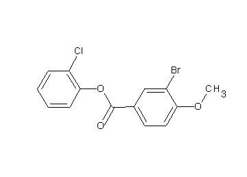 2-chlorophenyl 3-bromo-4-methoxybenzoate