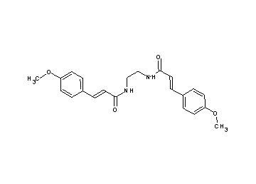 N,N'-1,2-ethanediylbis[3-(4-methoxyphenyl)acrylamide]