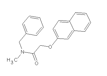 N-benzyl-N-methyl-2-(2-naphthyloxy)acetamide