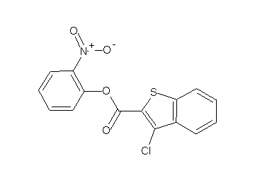 2-nitrophenyl 3-chloro-1-benzothiophene-2-carboxylate
