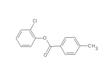 2-chlorophenyl 4-methylbenzoate 2-chlorophenyl 4-methylbenzoate