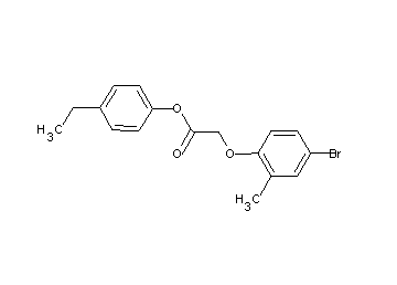 4-ethylphenyl (4-bromo-2-methylphenoxy)acetate