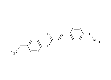 4-ethylphenyl 3-(4-methoxyphenyl)acrylate