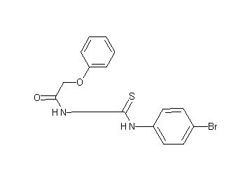 N-{[(4-bromophenyl)amino]carbonothioyl}-2-phenoxyacetamide