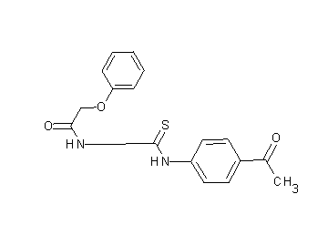 N-{[(4-acetylphenyl)amino]carbonothioyl}-2-phenoxyacetamide