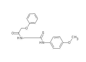 N-{[(4-methoxyphenyl)amino]carbonothioyl}-2-phenoxyacetamide - Click Image to Close
