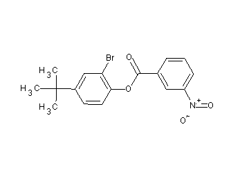 2-bromo-4-tert-butylphenyl 3-nitrobenzoate