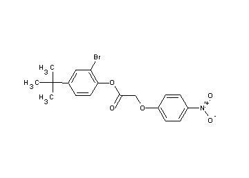 2-bromo-4-tert-butylphenyl (4-nitrophenoxy)acetate