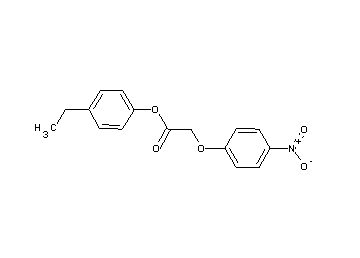4-ethylphenyl (4-nitrophenoxy)acetate