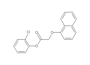 2-chlorophenyl (1-naphthyloxy)acetate