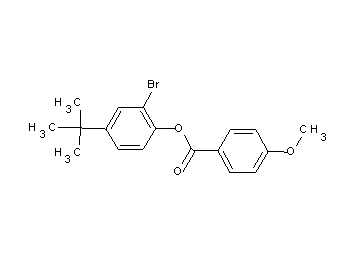 2-bromo-4-tert-butylphenyl 4-methoxybenzoate