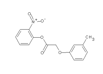 2-nitrophenyl (3-methylphenoxy)acetate