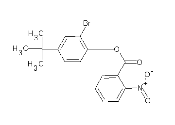 2-bromo-4-tert-butylphenyl 2-nitrobenzoate