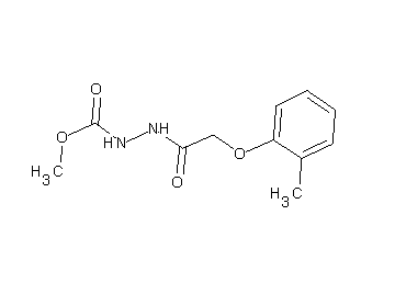methyl 2-[(2-methylphenoxy)acetyl]hydrazinecarboxylate