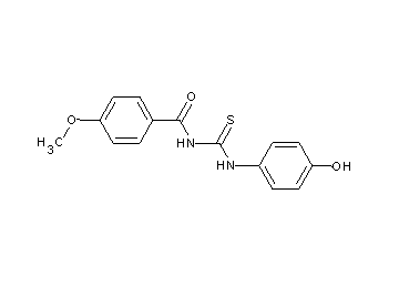 N-{[(4-hydroxyphenyl)amino]carbonothioyl}-4-methoxybenzamide