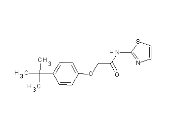 2-(4-tert-butylphenoxy)-N-1,3-thiazol-2-ylacetamide