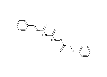 N-{[2-(phenoxyacetyl)hydrazino]carbonothioyl}-3-phenylacrylamide