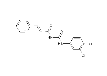 N-{[(3,4-dichlorophenyl)amino]carbonothioyl}-3-phenylacrylamide