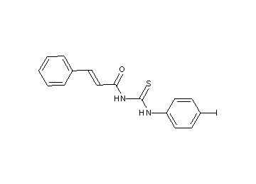 N-{[(4-iodophenyl)amino]carbonothioyl}-3-phenylacrylamide
