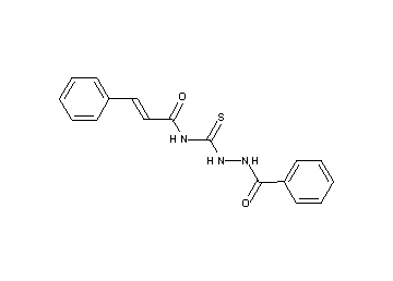 N-[(2-benzoylhydrazino)carbonothioyl]-3-phenylacrylamide