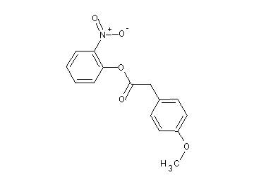 2-nitrophenyl (4-methoxyphenyl)acetate