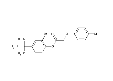 2-bromo-4-tert-butylphenyl (4-chlorophenoxy)acetate